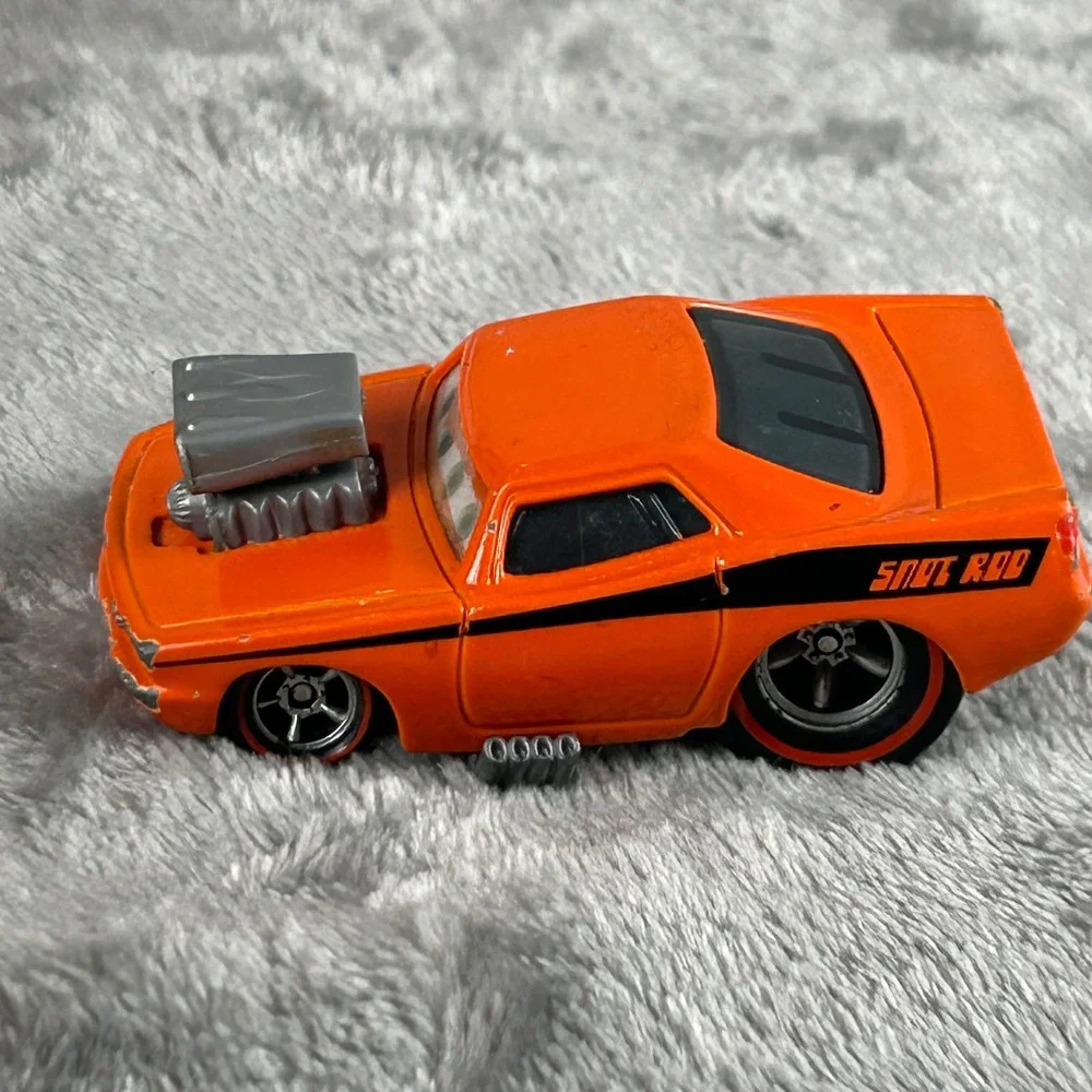 Disney Pixar Cars Snot Rod Orange Diecast Toy Muscle Car Loose